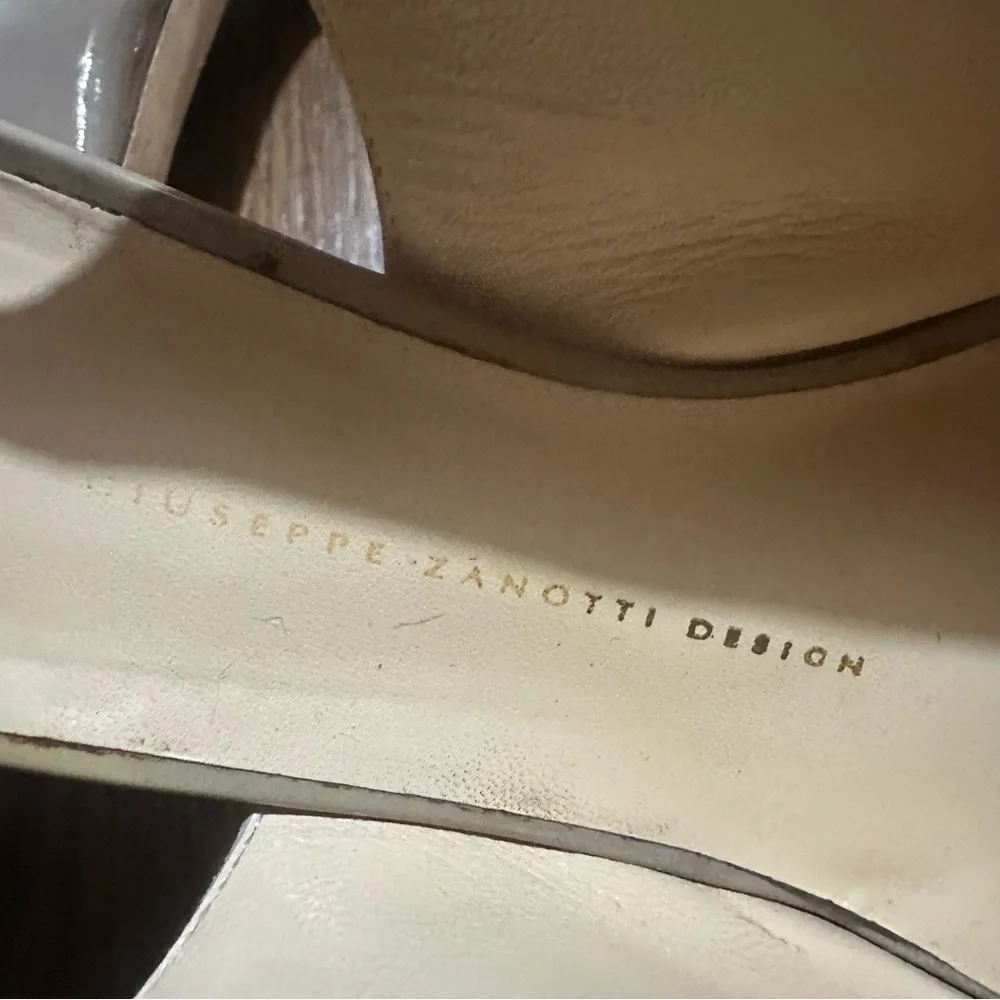 Giuseppe‎ Zanotti beige heels high heel straps
